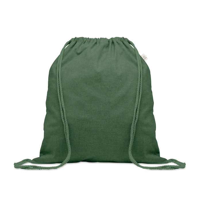 CABETRI COLOUR Beutel mit Kordelzug recycelt – Dunkelgrün