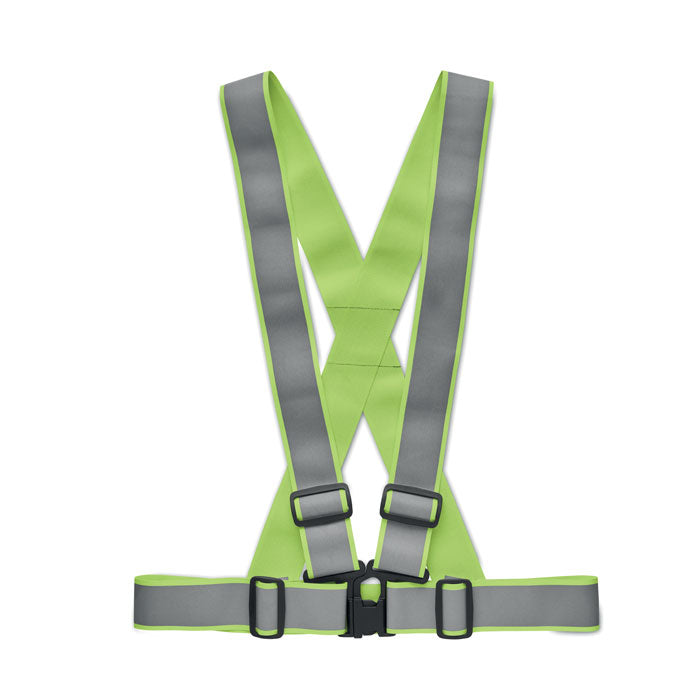 ALLVISIBLE+ Reflektierende Gürtelweste B3 – Neon Grün