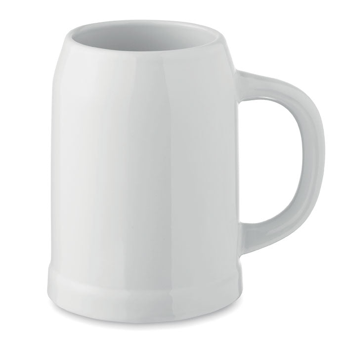 SUBLIER Bierkrug Sublimation 500 ml – Weiß