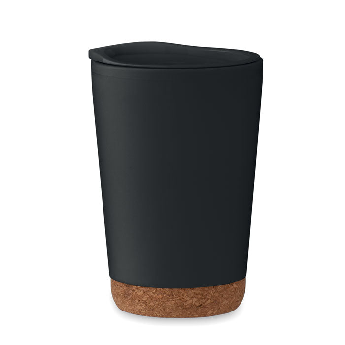 CO Doppelwandiger Becher 300 ml – Schwarz