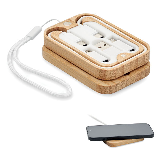 CHARGOO Kabellose Ladestation 15W – Holz