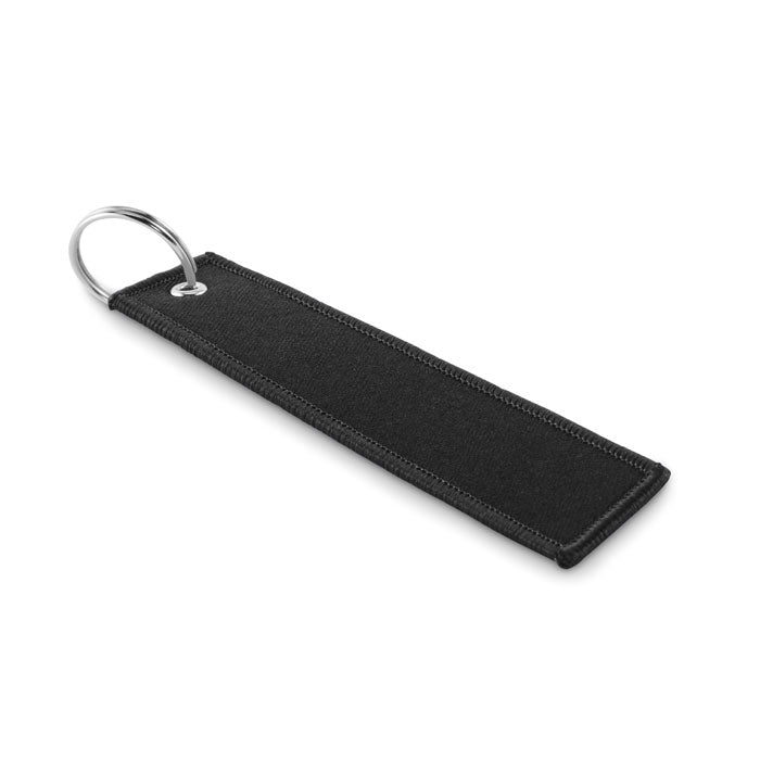 TAKEOFF Schlüsselring Polyester Tag – Schwarz