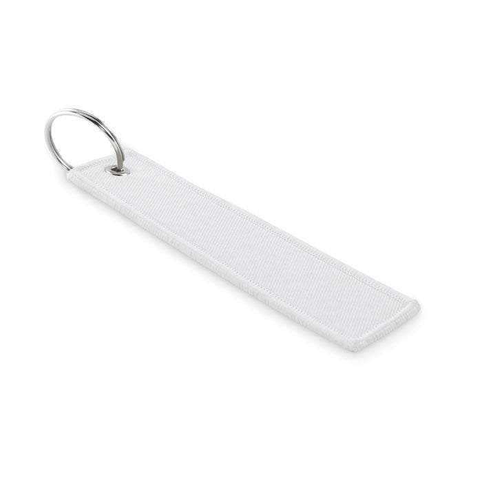 TAKEOFF Schlüsselring Polyester Tag – Weiß