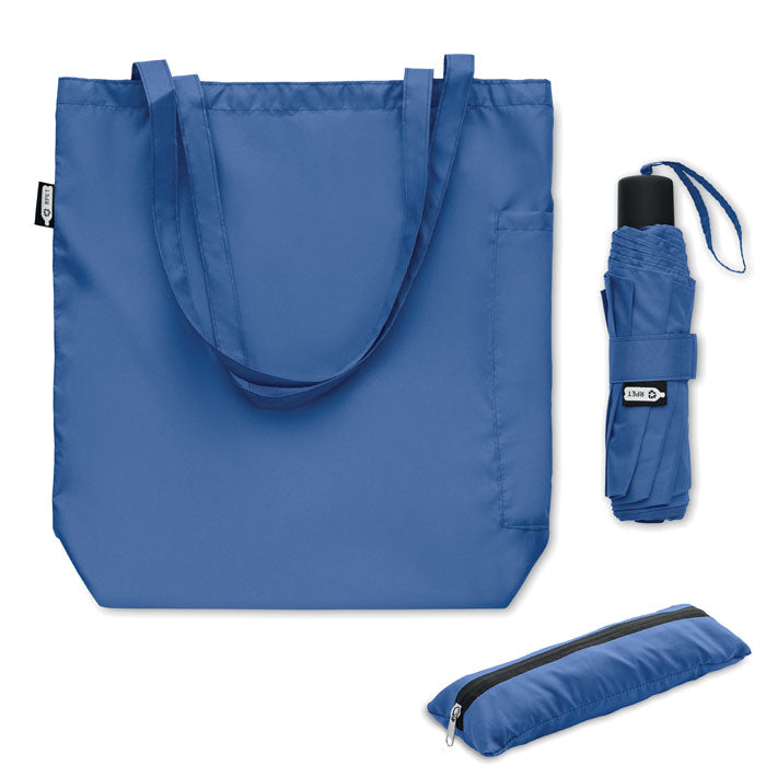 SEATTLE 21" Regenschirm mit Tasche – Königsblau