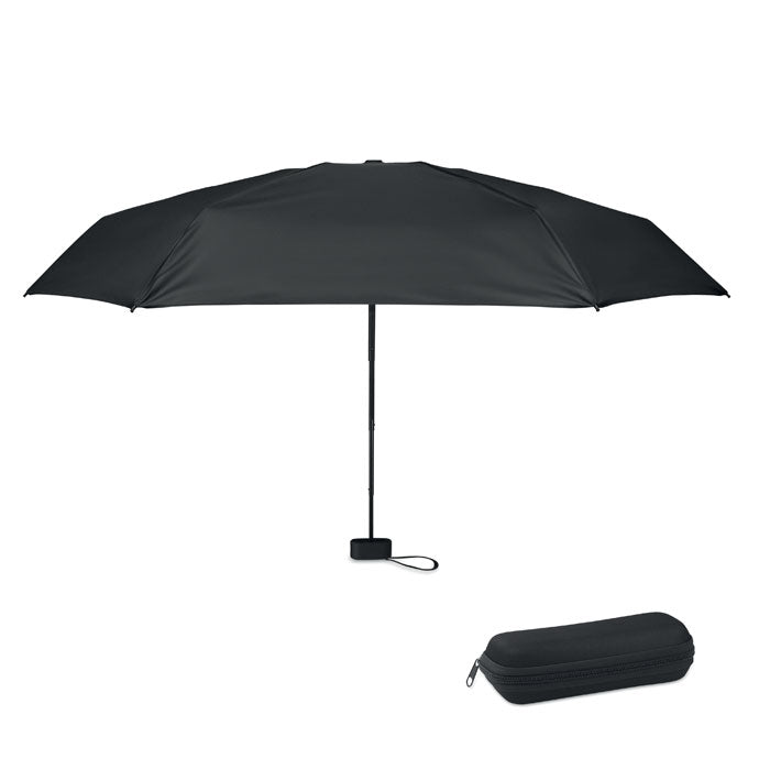 PORTLAND 19" Regenschirm im Etui – Schwarz