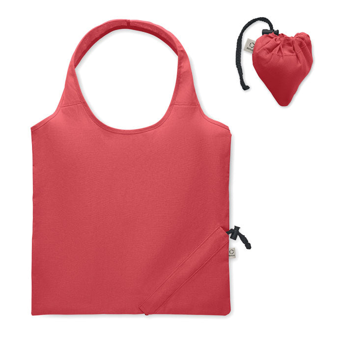 CARRIE COLOUR Faltbare Einkaufstasche – Rot