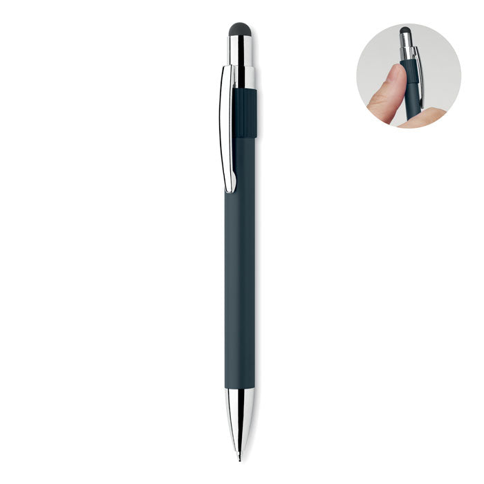 EDD Druckkugelschreiber mit Stylus – Marineblau