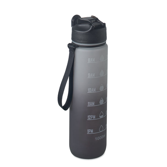 ACTIVATE Sport-Trinkflasche RPET 1L – Schwarz
