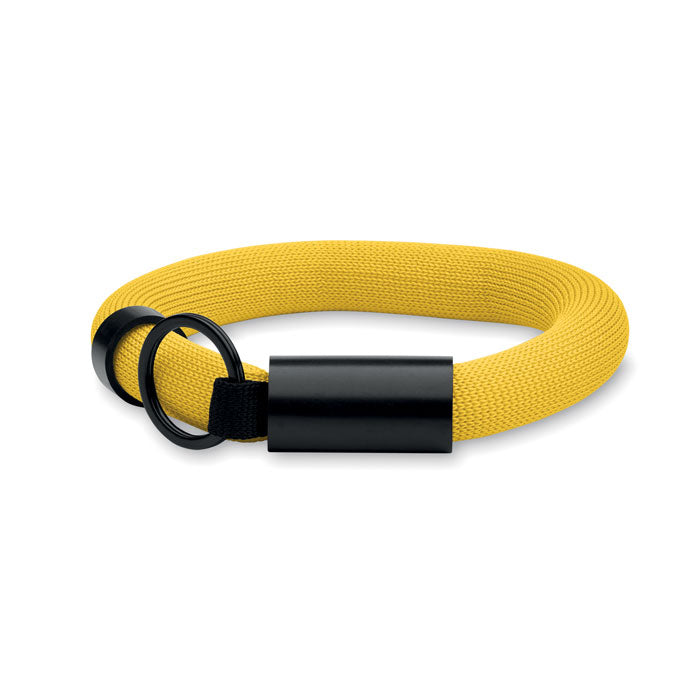 POLLY Schlüsselring mit Armband – Gelb