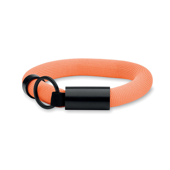 POLLY Schlüsselring mit Armband – Orange