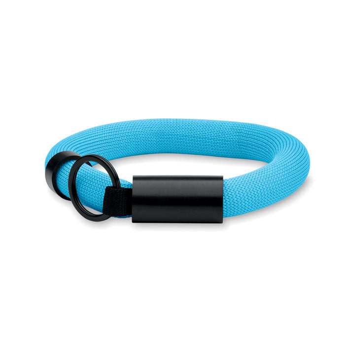 POLLY Schlüsselring mit Armband – Türkis