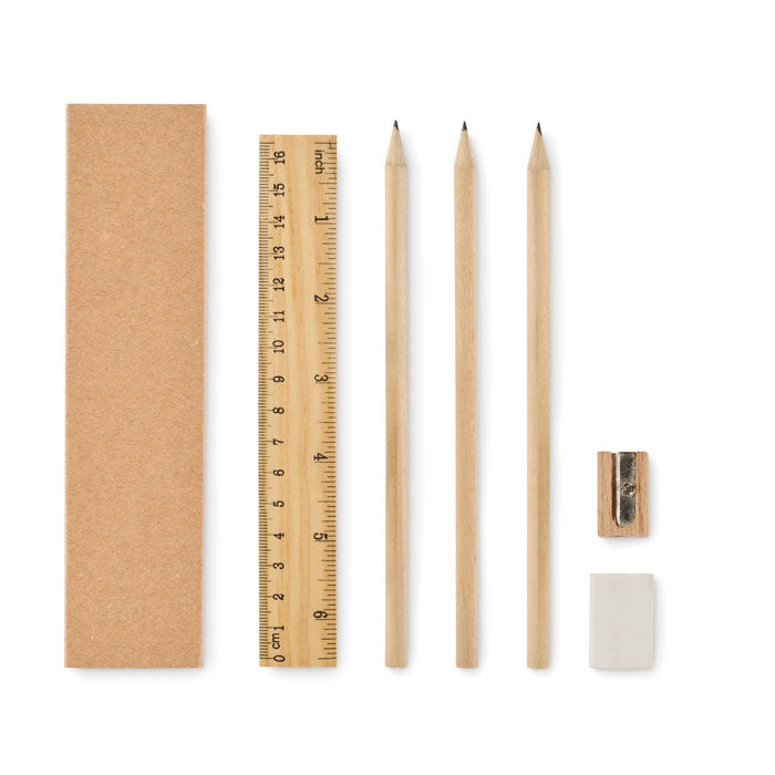 STOX 6teiliges Schreibset – Beige