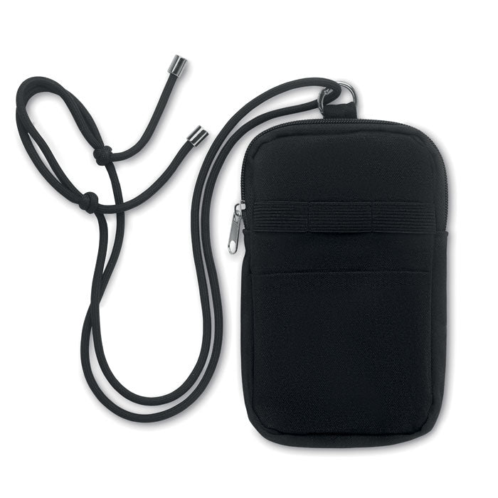 MOBIBOLSA Crossbody-Smartphone-Tasche – Schwarz