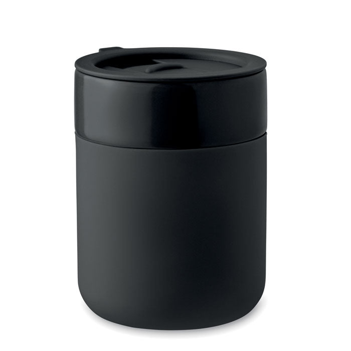 QERAM Keramikbecher 330 ml – Schwarz