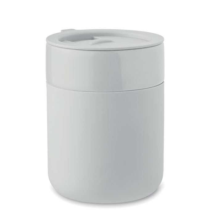 QERAM Keramikbecher 330 ml – Weiß