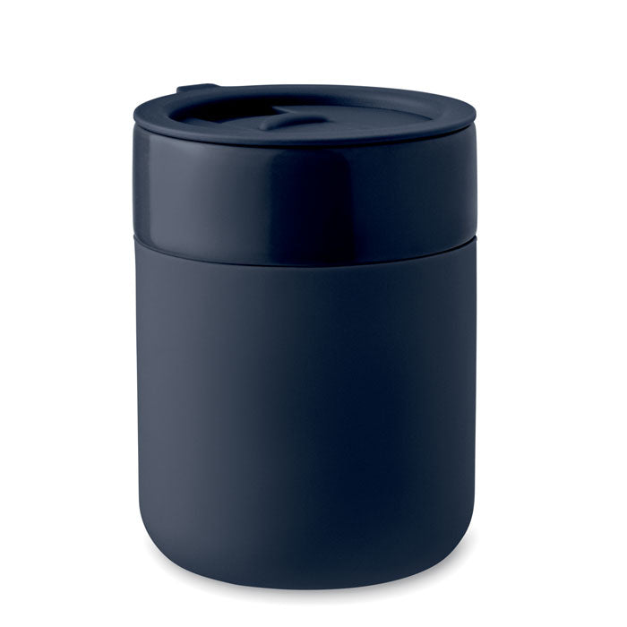 QERAM Keramikbecher 330 ml – Marineblau