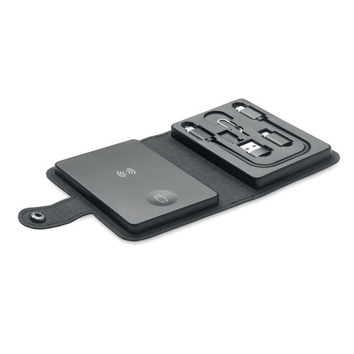 CAWATT 4in1 Kabel-Set 15W – Schwarz