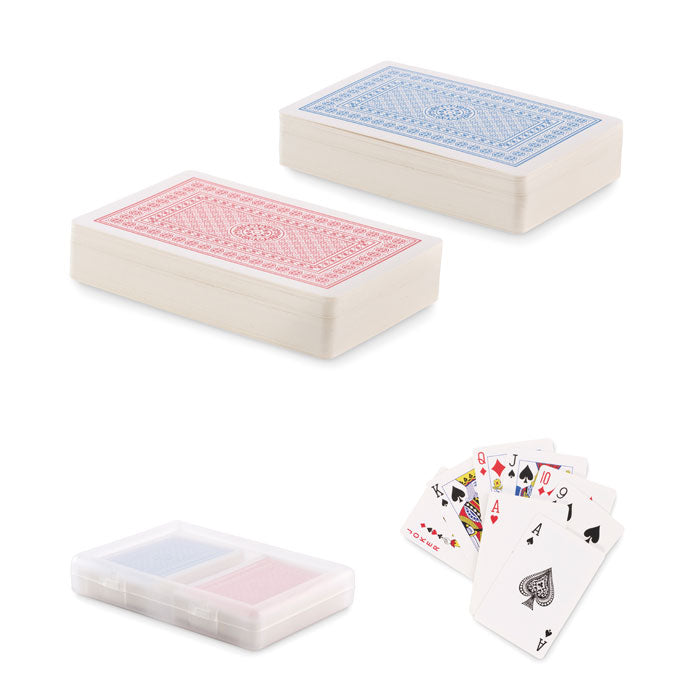 PLAYCARD Klassisches Spielkarten-Set – Transparent