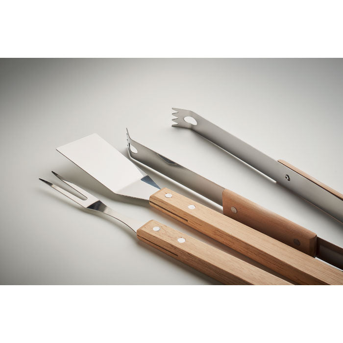 SMOKEY BBQ-Set Eiche