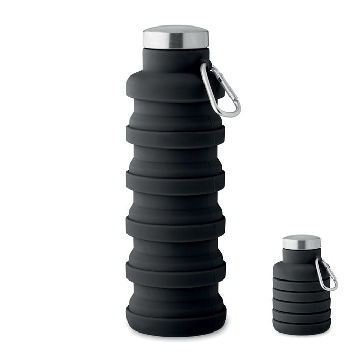 KOLAPSI Faltbare Flasche 500ml – Schwarz