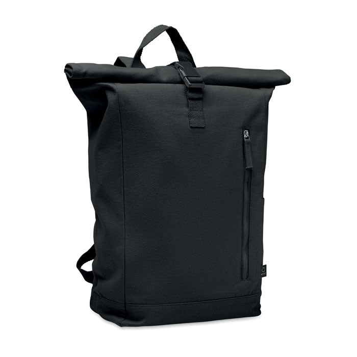 KAMET Rolltop-Rucksack 390 g/m² – Schwarz