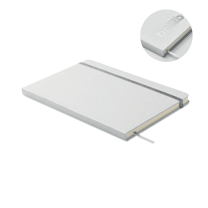 ROUTE WHITE DIN A5 Notizbuch für Gravur – Silber