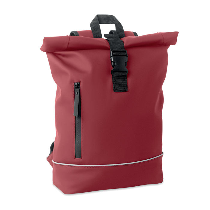 LAPTOSA 15" Rolltop-Laptop-Rucksack – Bordeaux