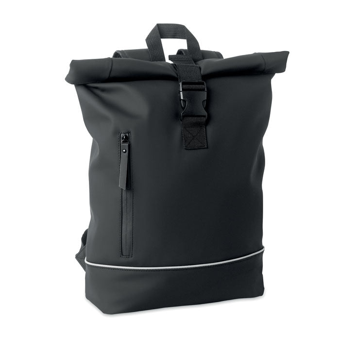 LAPTOSA 15" Rolltop-Laptop-Rucksack – Schwarz