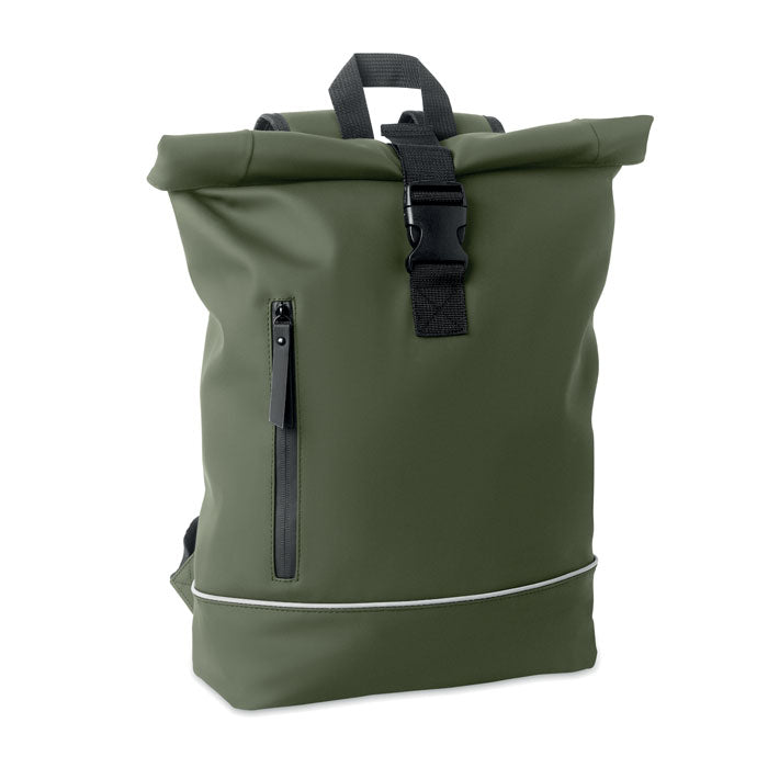 LAPTOSA 15" Rolltop-Laptop-Rucksack – Dunkelgrün