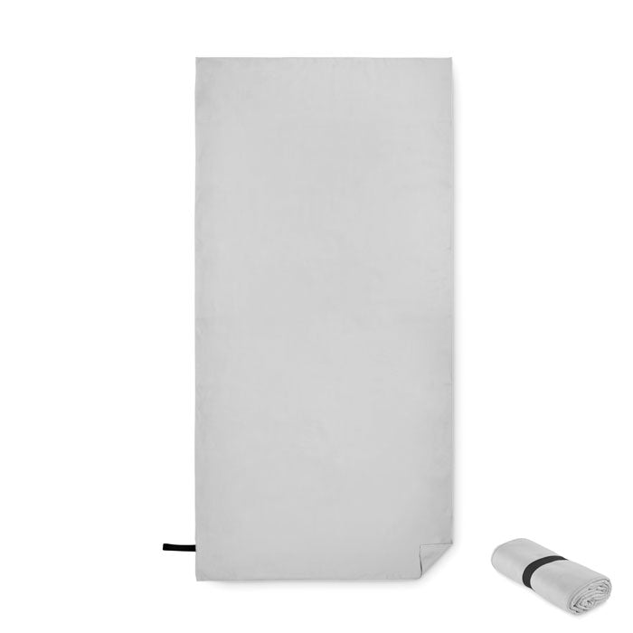 WAXOFF Sport-/Strandtuch Mikrofaser – Grau