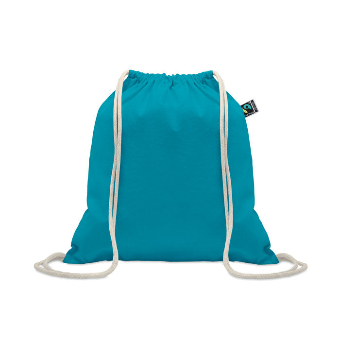 OSOLE DRAW COLOUR Kordelzugbeutel Fairtrade 180g – Türkis