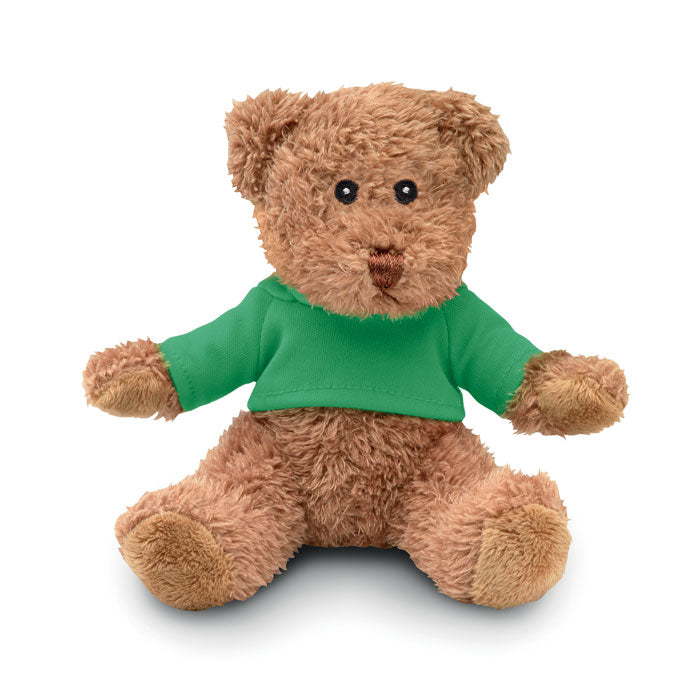 JOHNNY T Teddybär mit T-Shirt – Grün