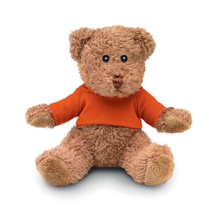 JOHNNY T Teddybär mit T-Shirt – Orange