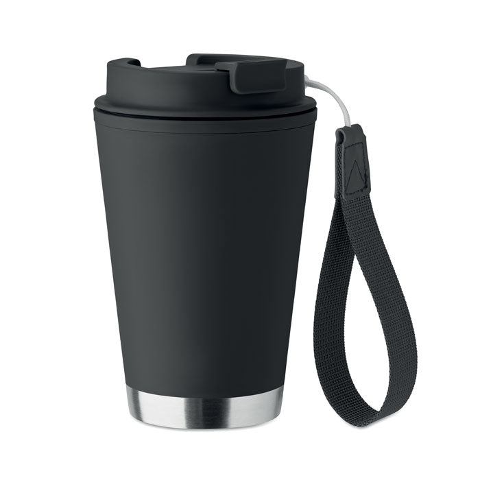 TOPIZ Doppelwandiger Becher 300 ml – Schwarz