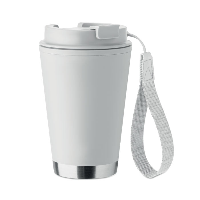 TOPIZ Doppelwandiger Becher 300 ml – Weiß