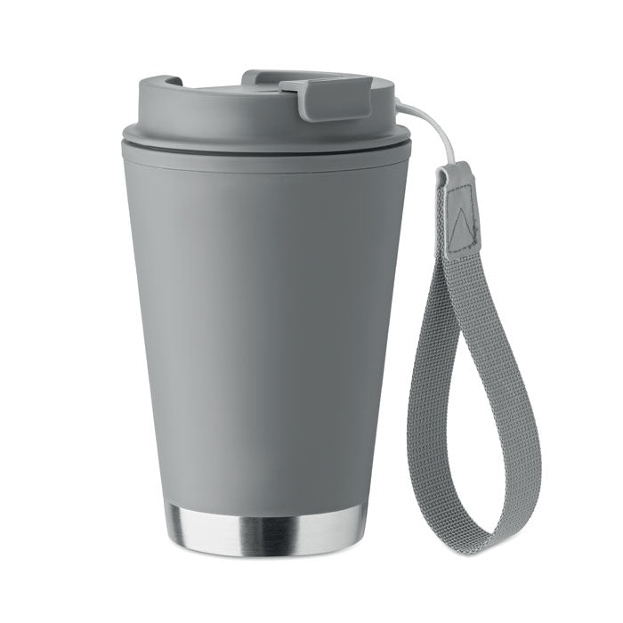 TOPIZ Doppelwandiger Becher 300 ml – Steingrau