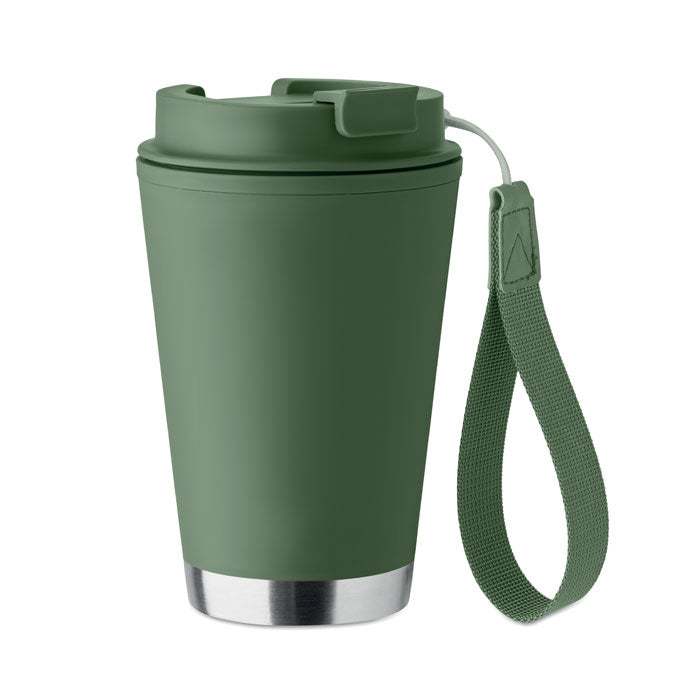 TOPIZ Doppelwandiger Becher 300 ml – Dunkelgrün