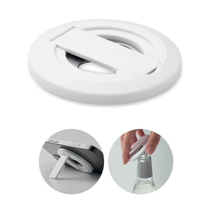 DOSENUNO Phonehalter mit Kapselheber – Weiß