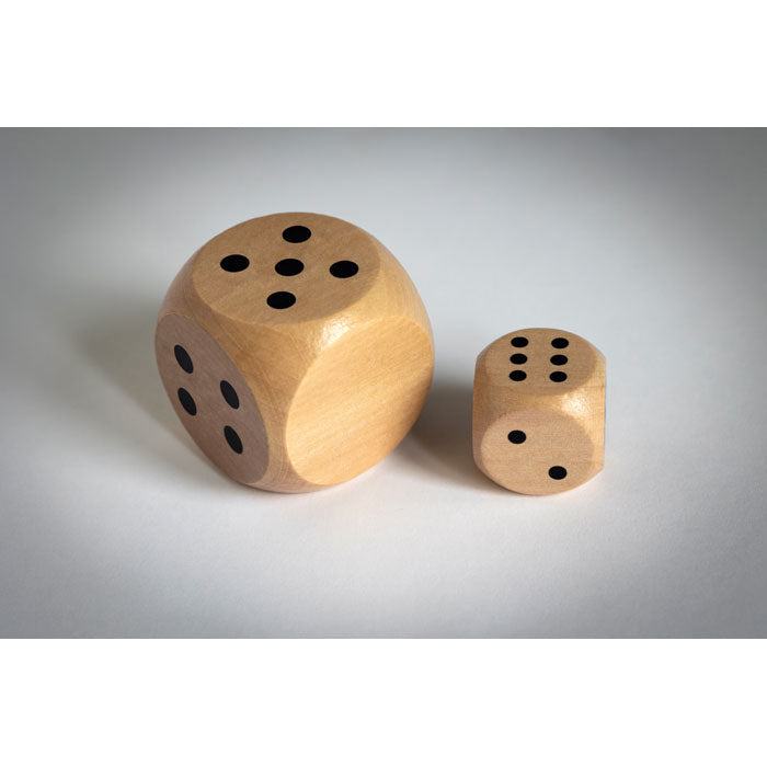 DADIN Spielwürfel Schima-Holz Ø 3cm