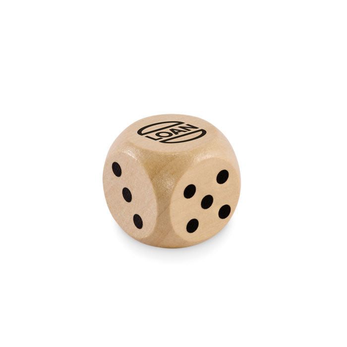 DADIN Spielwürfel Schima-Holz Ø 3cm
