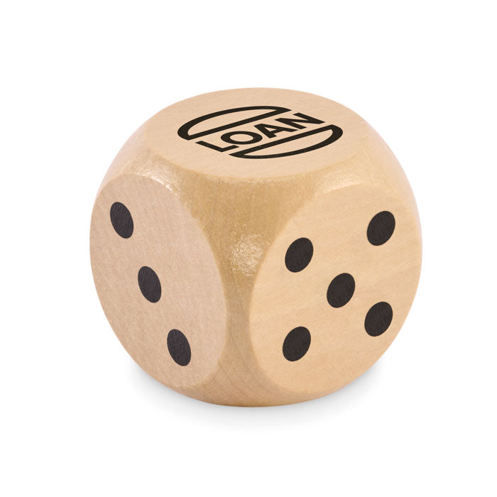 DADO Spielwürfel Schima-Holz Ø 5cm