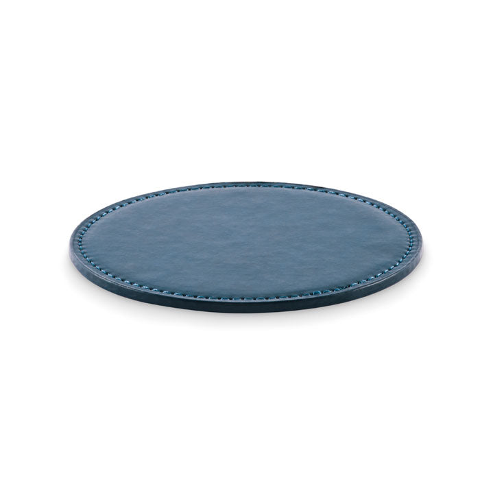POSA Runder Untersetzer PU – Marineblau