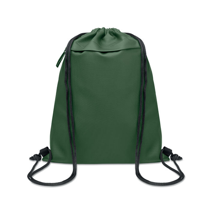 BANGKOK BAG Beutel mit Kordelzug 600D RPET MO2639 – Dunkelgrün