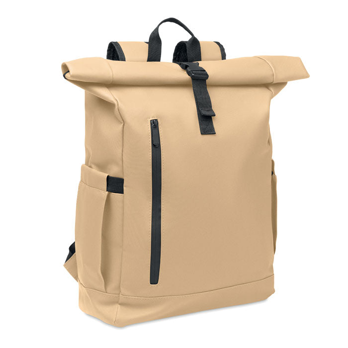 BANGKOK ROLL Rolltop-Rucksack 600D RPET – Khaki