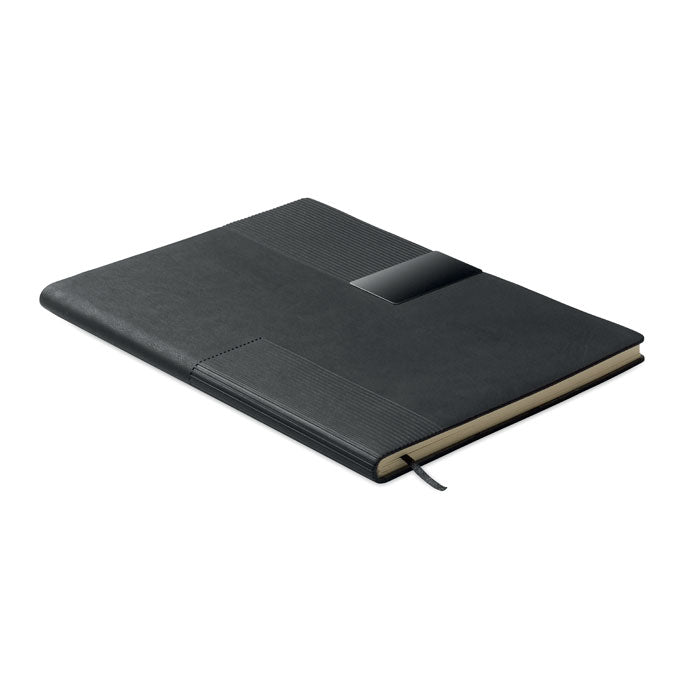TREZE DIN A5 Notizbuch PU – Schwarz