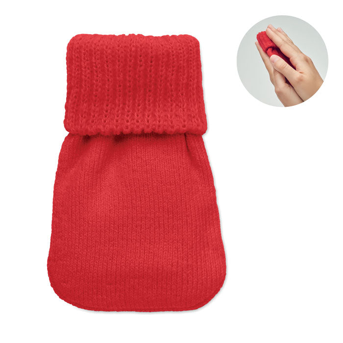 WARMMUFF Gel-Wärmekissen mit Bezug – Rot