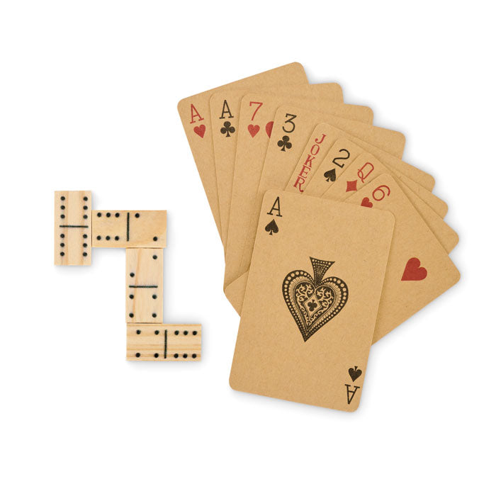 DOMI&CARDS Domino- und Spielkarten-Set