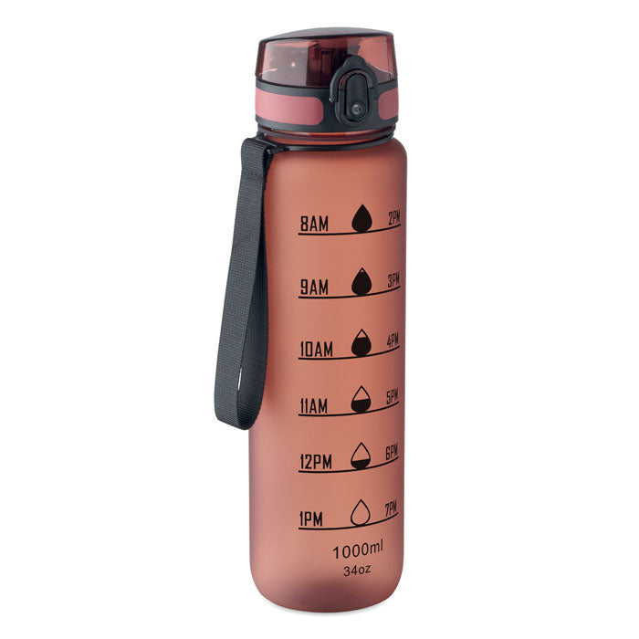 ISFORDEN MARK Sport-Trinkflasche RPET 1L – Bordeaux