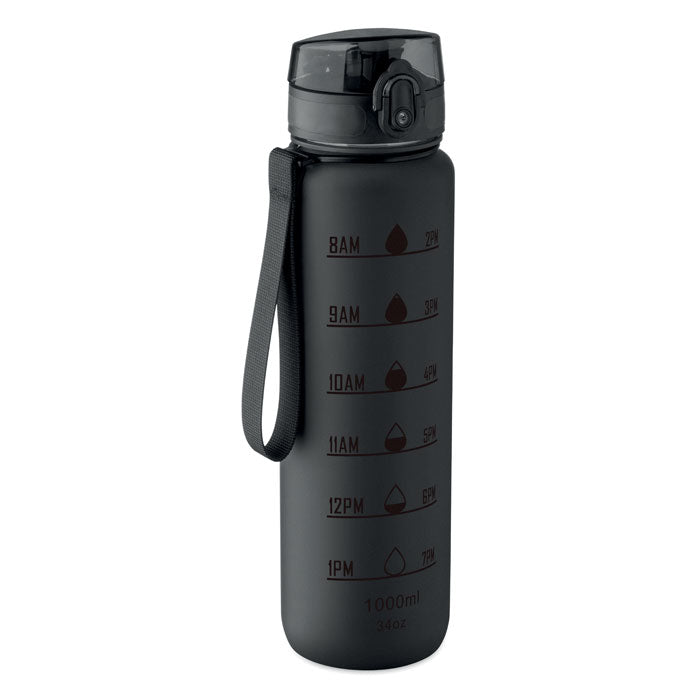 ISFORDEN MARK Sport-Trinkflasche RPET 1L – Schwarz