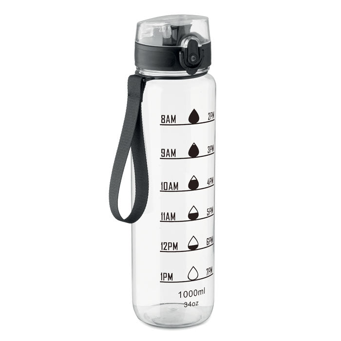 ISFORDEN MARK Sport-Trinkflasche RPET 1L – Transparent